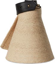 Janessa Leoné Birdie Packable Wide Brim Straw Visor