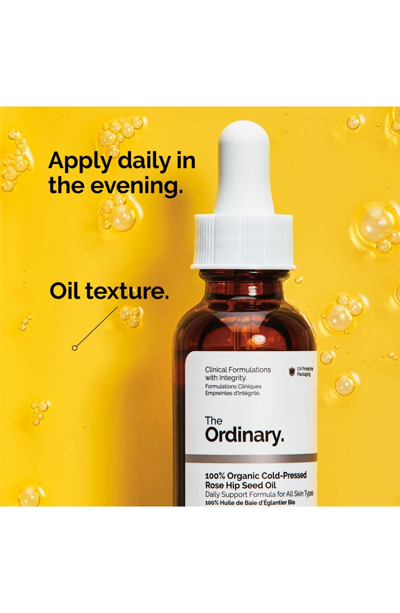 The Ordinary 100% Organic Cold-Pressed Rose Hip Seed Oil for Skin Elascicity, Alternate, color,