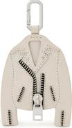 AllSaints Dalby Leather Jacket Keyring