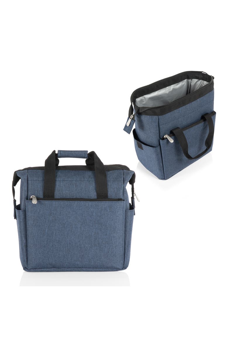 On the Go Cooler Lunch Tote Bag, Alternate, color, BLUE