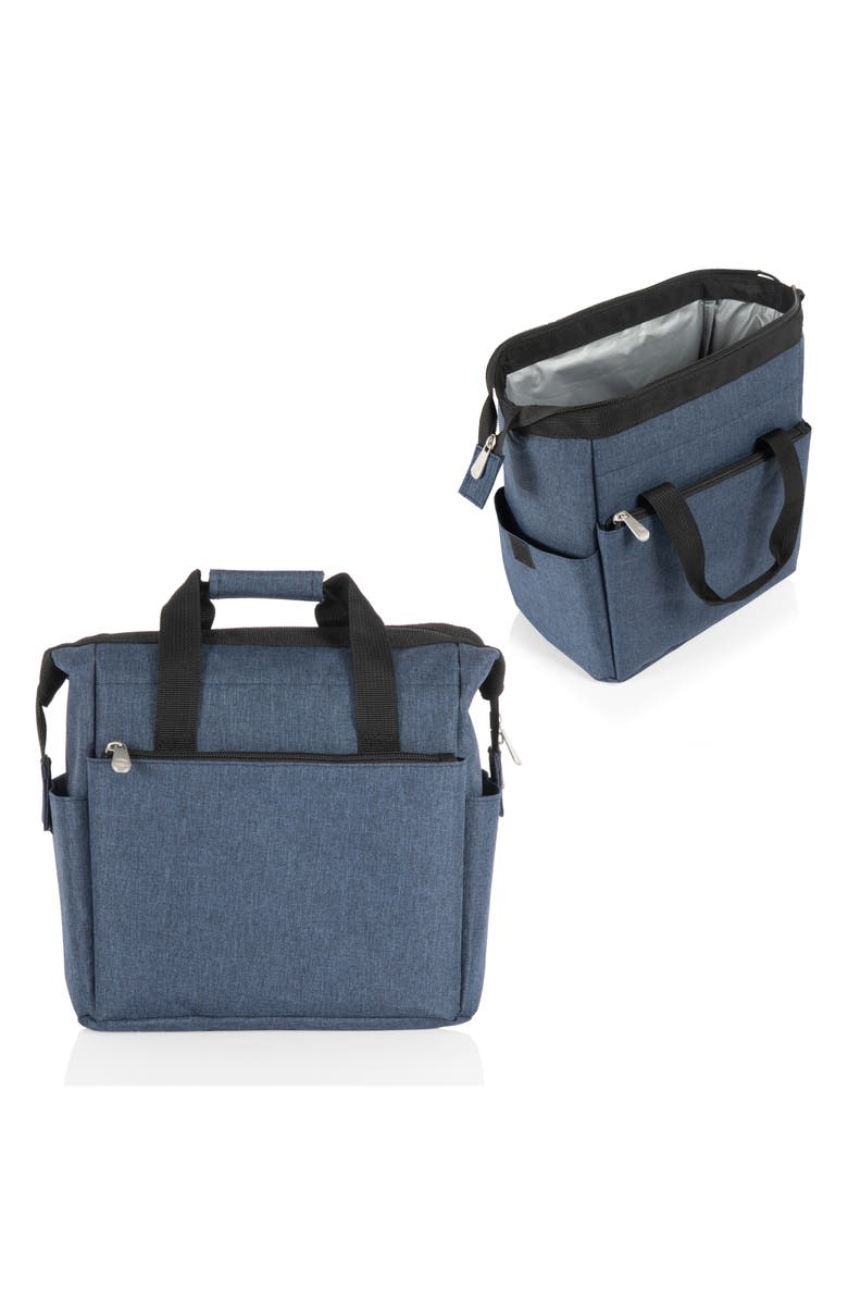 Picnic Time On the Go Cooler Lunch Tote Bag, Alternate, color, Blue