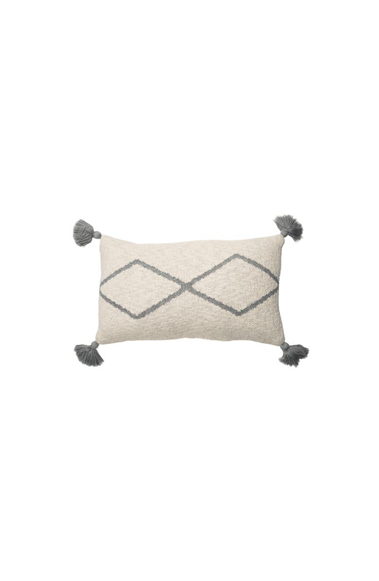 Lorena Canals Knitted cushion Little Oasis, Main, color, Natural, Grey