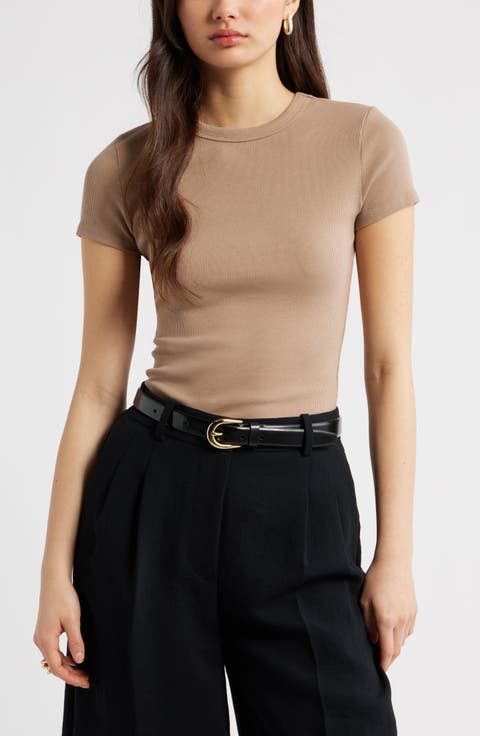 Rib Short Sleeve Shirt