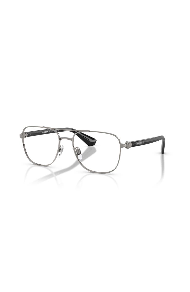 Burberry 56mm Pilot optical glasses, Main, color, Silver