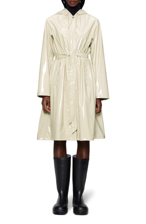 Waterproof A-Line Long Raincoat