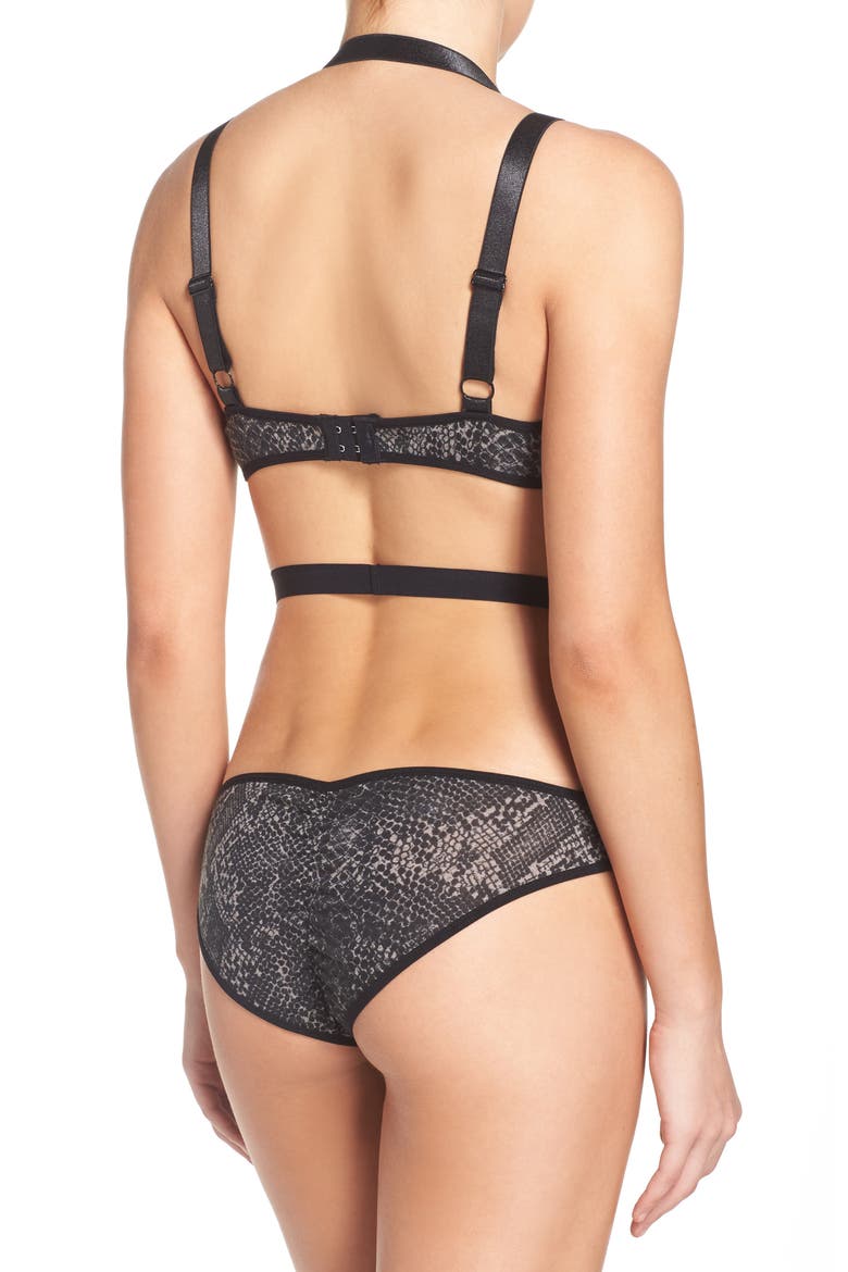 Sidewinder Cutout Teddy, Alternate, color, SNAKE