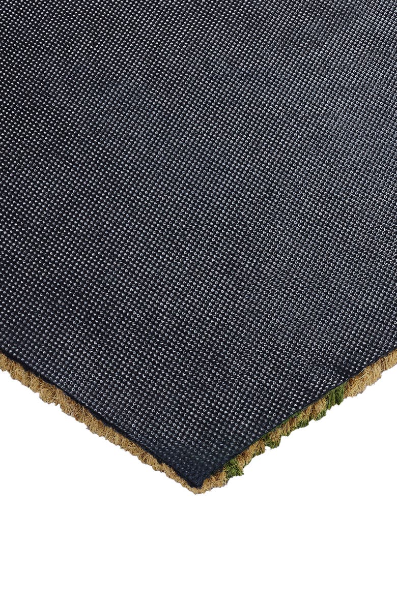VCNY HOME Welcome Stripe Coir Doormat, Alternate, color, Green
