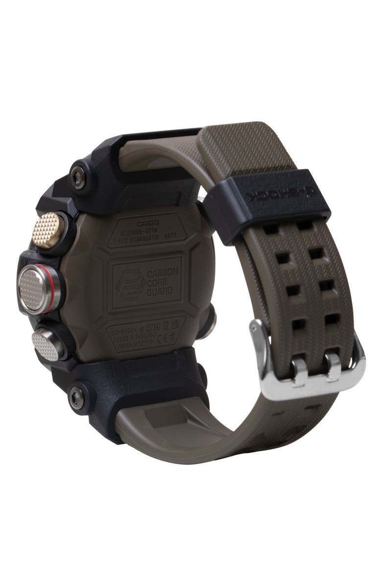 G-SHOCK Master of G Land Mudmaster GGB100X-1A3 Ana-Digi Watch, 55.4mm x 51.3mm, Alternate, color,