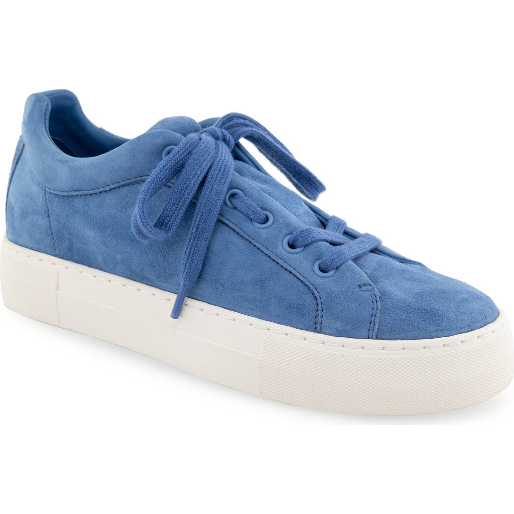 Aerosoles BO Fashion Sneaker in Blue Jean Suede  product