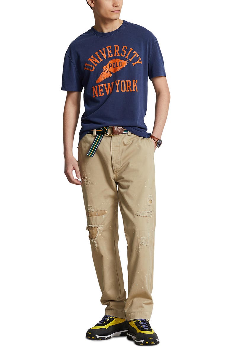 Polo Ralph Lauren University Graphic T-Shirt, Alternate, color, Dark Cobalt