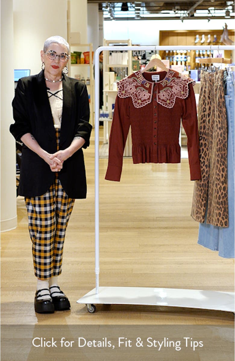 Fern Embroidered Top, sales video thumbnail