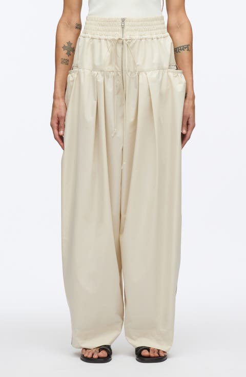 Wide Leg Zip Front Pants
