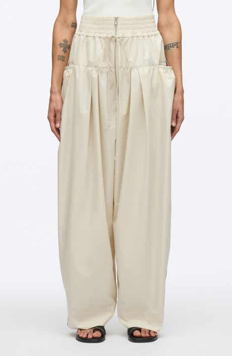 Wide Leg Zip Front Pants