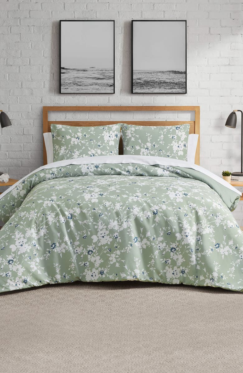 Lucky Brand Fianna 3-Piece Floral Comforter Set, Alternate, color, Sage Green Floral