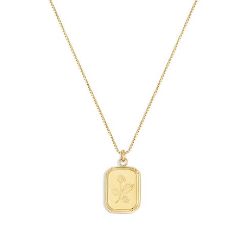Audrey Birth Flower Necklace