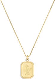 Set & Stones Audrey Birth Flower Necklace