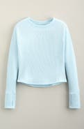 Zella Girl Zen Long Sleeve Waffle Knit T-Shirt