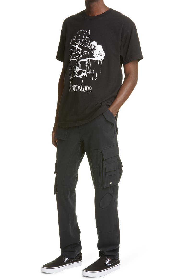 Giant Steps Graphic Tee (Nordstrom Exclusive), Alternate, color, WASHED BLACK
