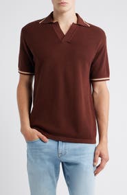 MAVRANS Textured Knit Polo