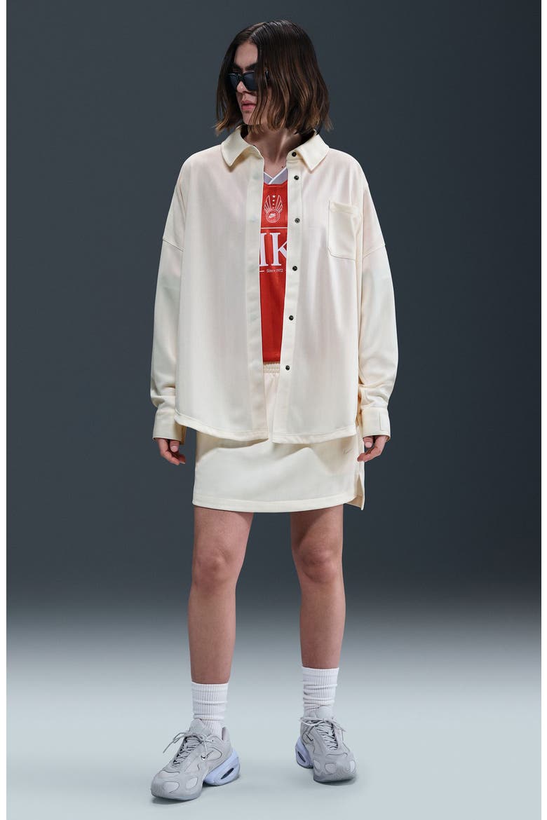Sportswear Stripe Shirt, Alternate, color, PALE IVORY/ SAIL