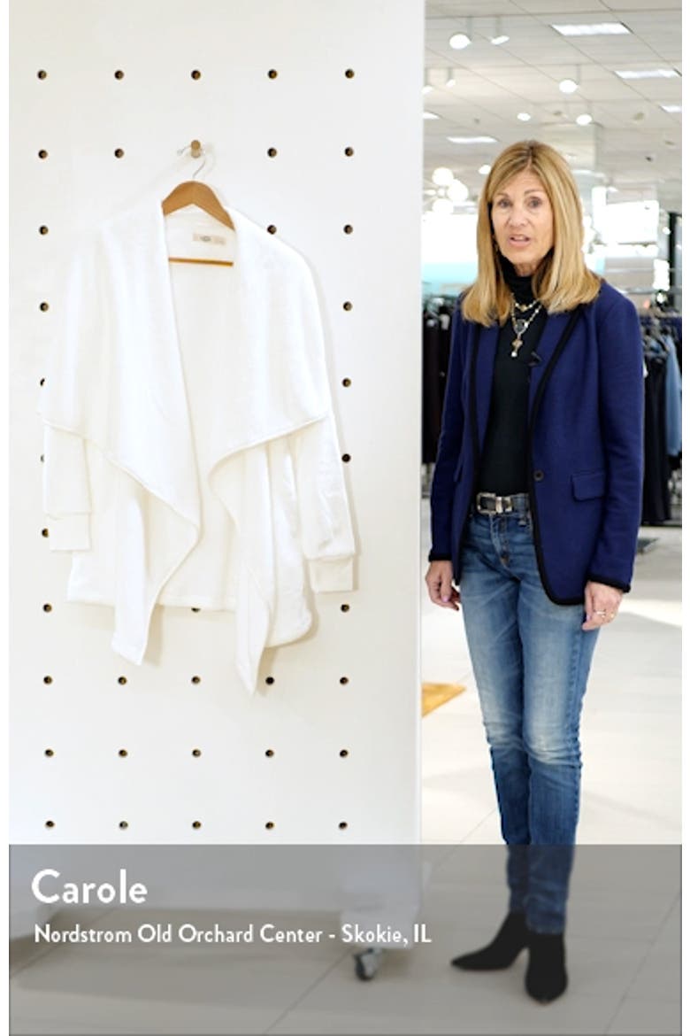 Orla Double Face Fleece Drape Jacket video