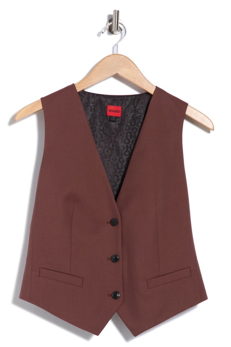 Aumara Vest, Main, color, DARK BROWN