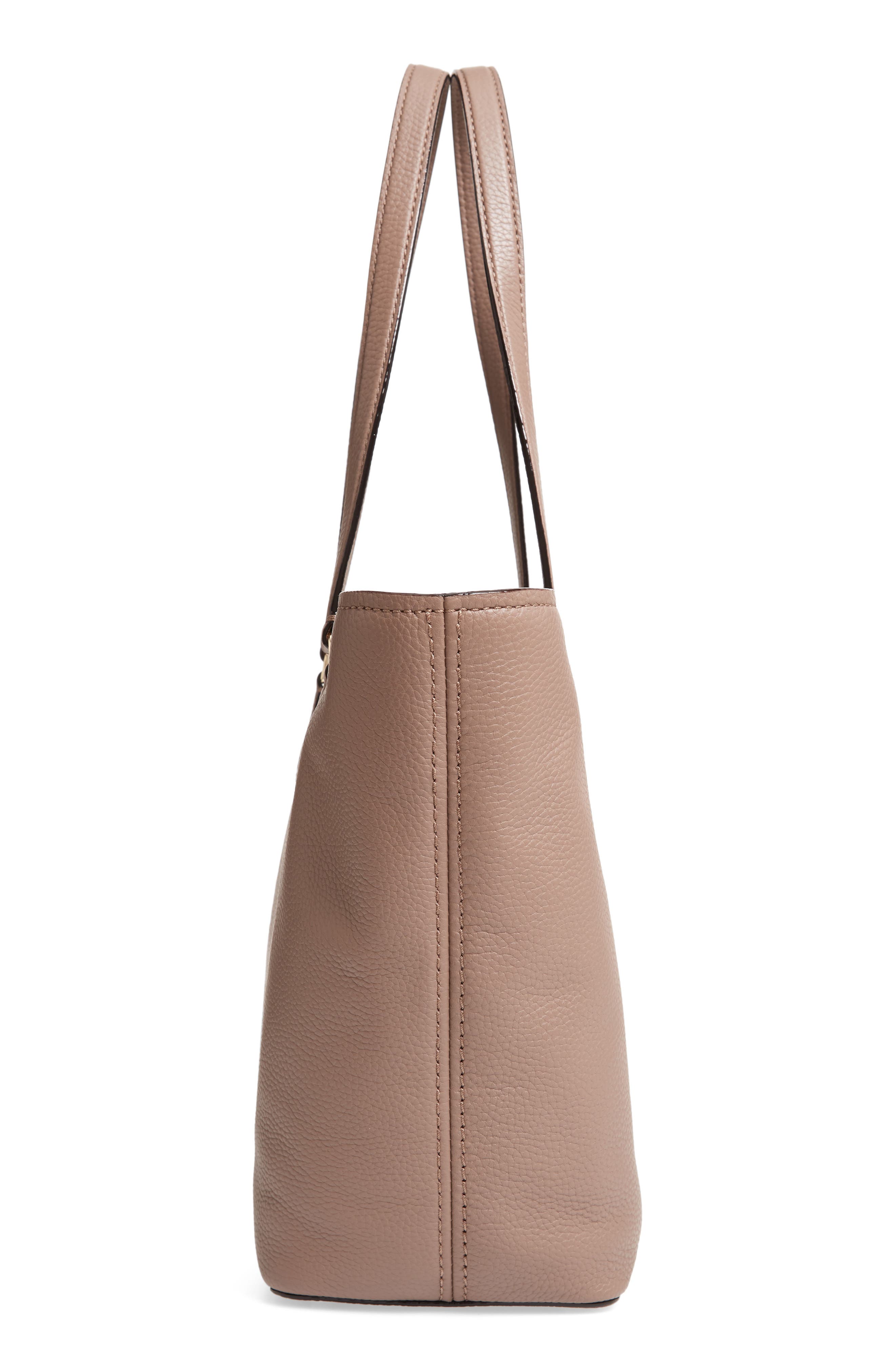 jackson street – jana leather tote, Alternate, color, BROWNSTONE