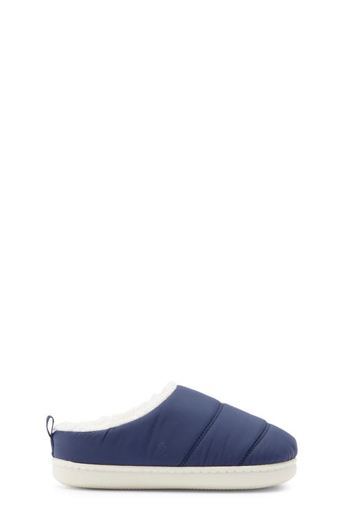 Nordstrom Rack Kids' Fleece Lined Puff Slipper In Blue