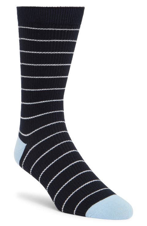 Everyday Stripe Cotton Blend Socks