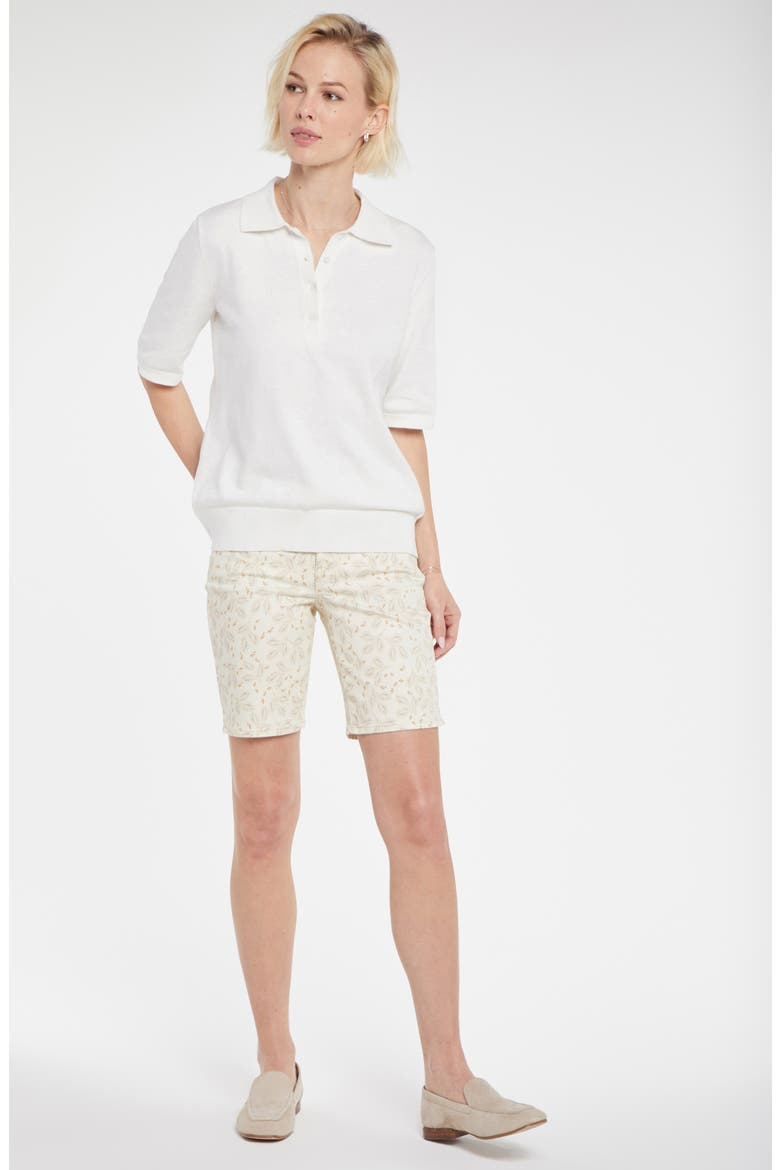 Elbow Sleeve Polo Sweater, Alternate, color, OPTIC WHITE
