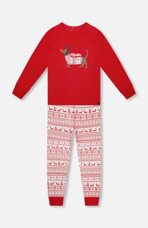 Adult Women Organic Cotton Two-Piece Pajamas