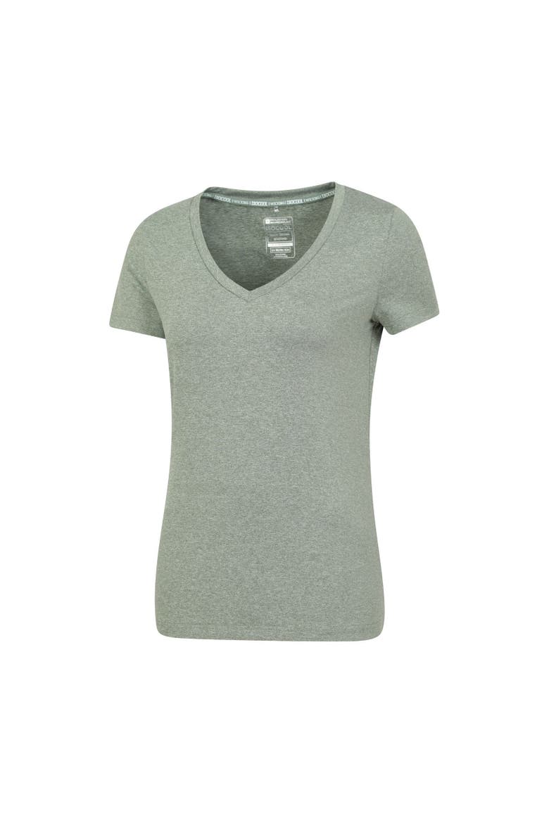 Vitality V Neck T-Shirt, Alternate, color, Khaki Green