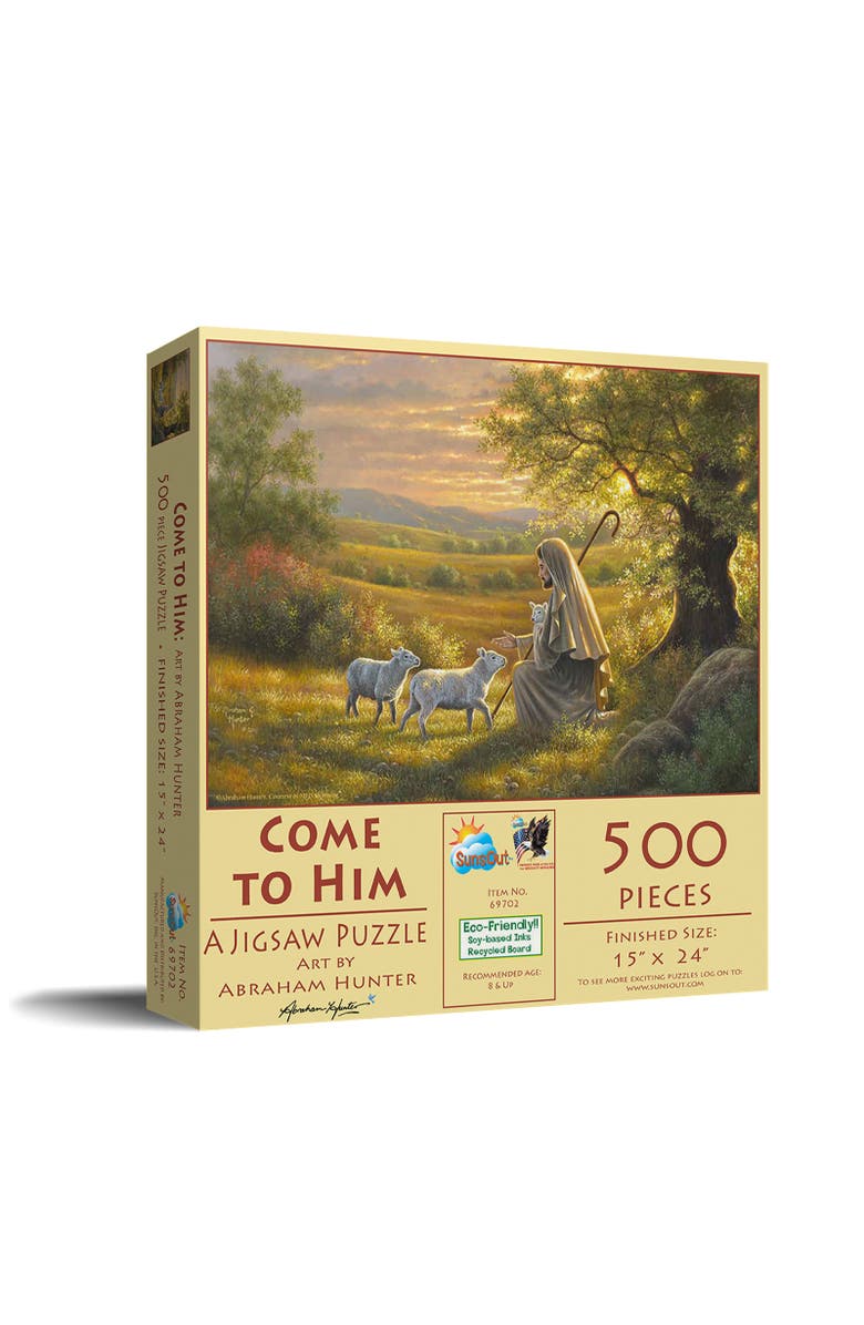 Sunsout Come to Him 500 piece Jigsaw Puzzle for Adults, Main, color, Multicolor