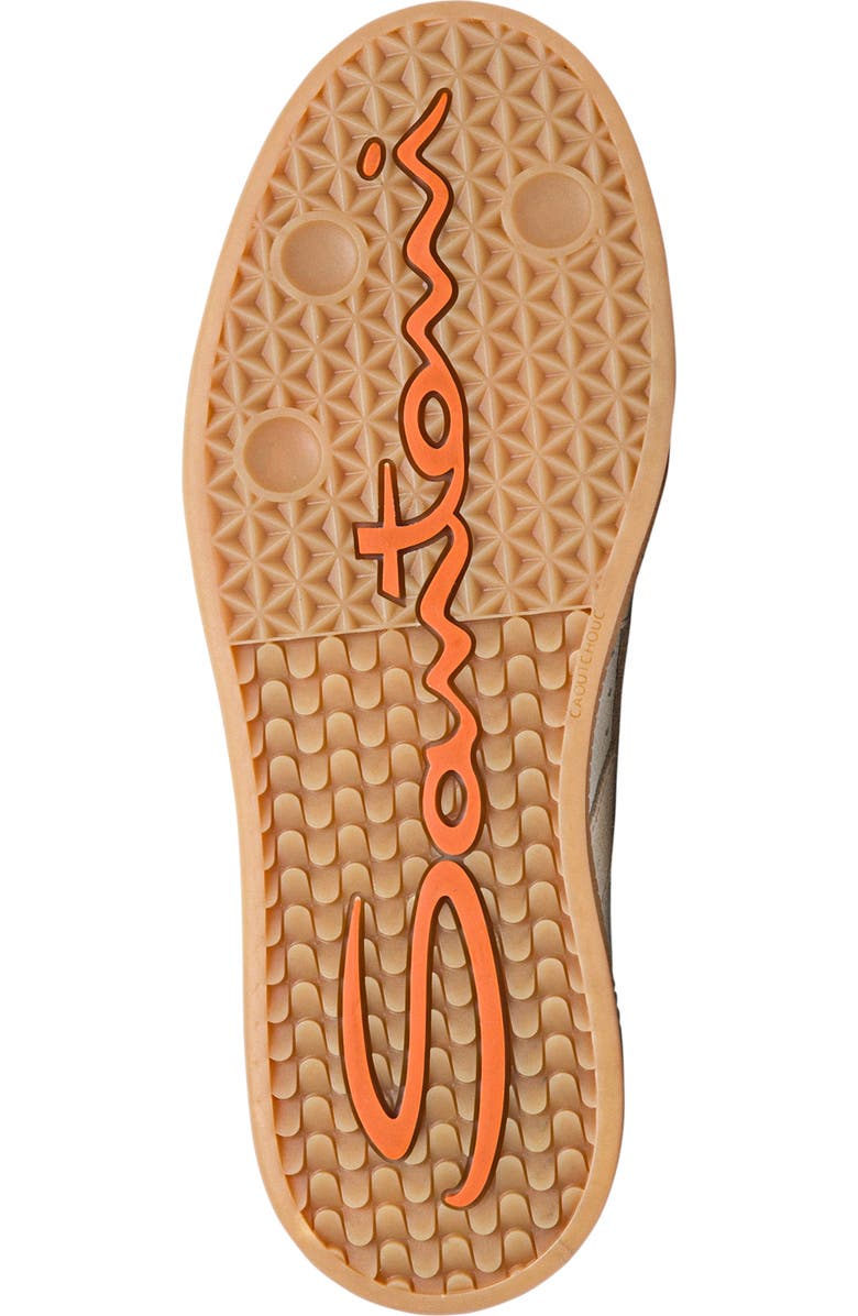 Santoni Women's Leather Sneaker, Alternate, color, White And Blue