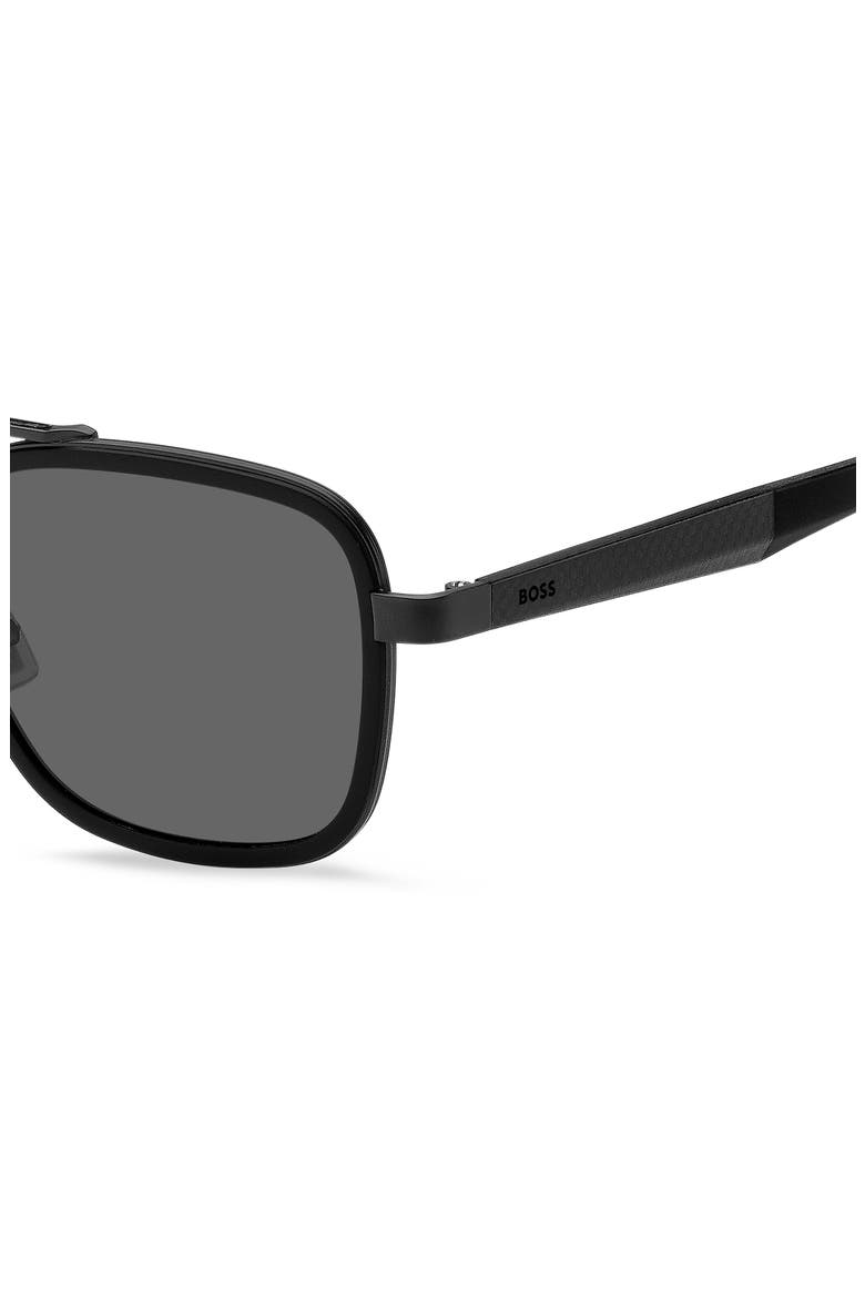 1486/S 54mm Square Sunglasses, Alternate, color, MATTE BLACK