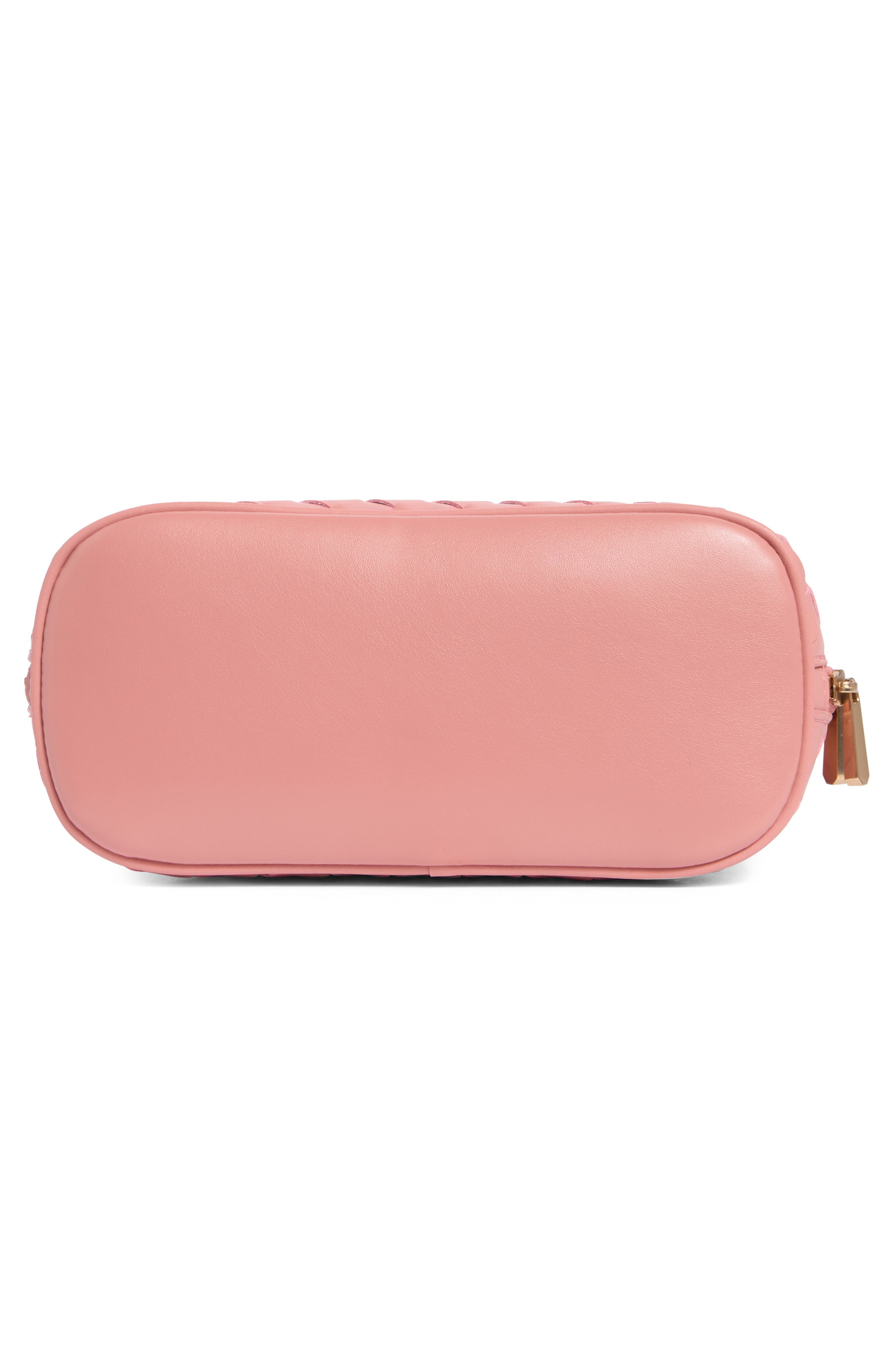 Sam Edelman Margo Mini Woven Satchel Bag, Alternate, color, Salmon