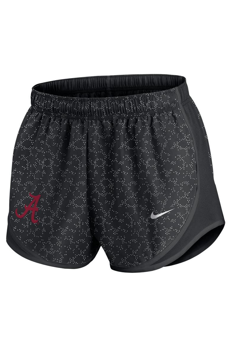 Women's Nike Black Alabama Crimson Tide Tempo Pattern Dri-FIT Shorts, Alternate, color, Black