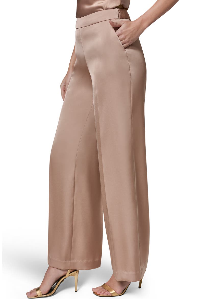 Flat Front Straight Leg Pants, Alternate, color, UMBRIA