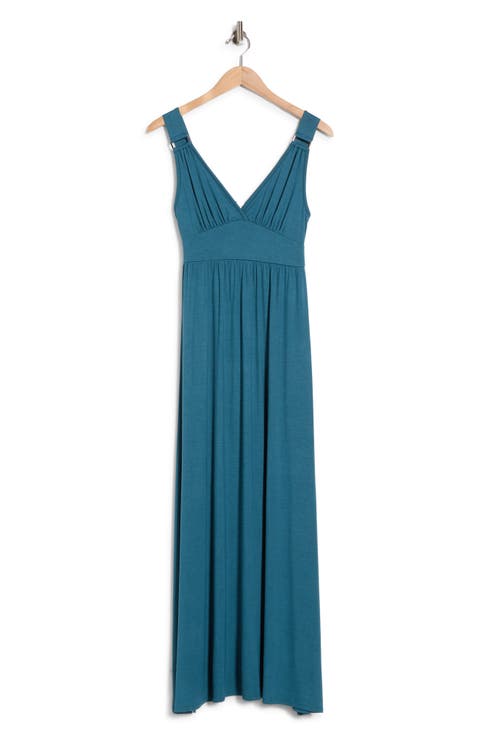 Empire Waist Jersey Maxi Dress