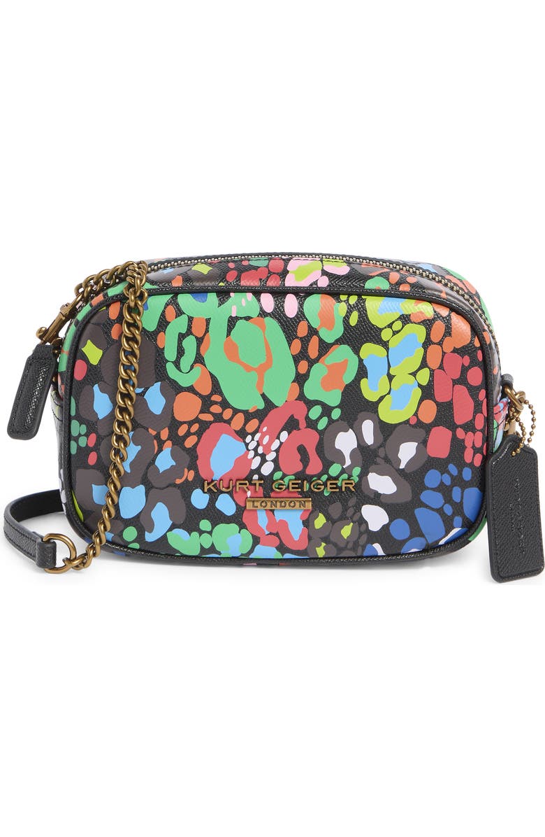 Kurt Geiger London Hampstead Camera Bag, Main, color, Black Multi