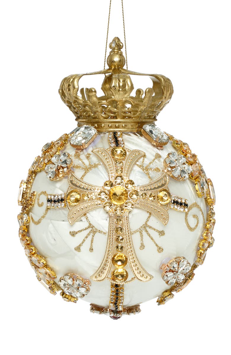 Mark Roberts Crown Jewels Ornament, Ivory, Main, color, Ivory