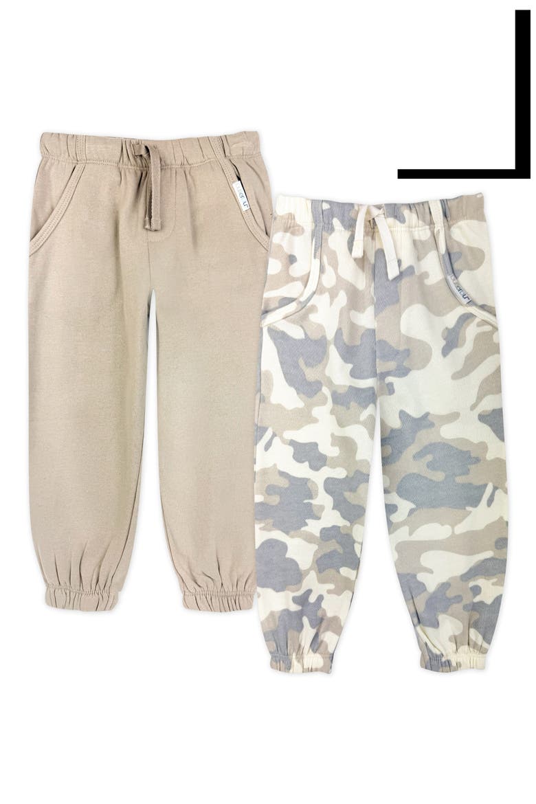 Kids' Jayden 2-Pack Organic Cotton Blend Sweatpants, Main, color, NATURAL