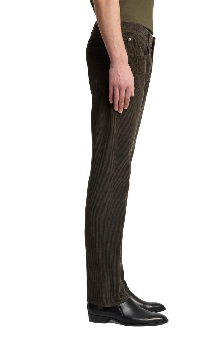 7 For All Mankind The Straight Leg Corduroy Pants, Alternate, color, Corduroy Dark O
