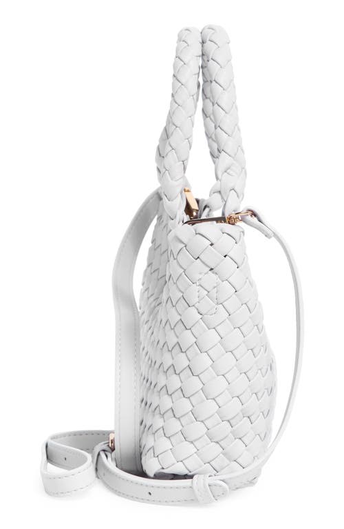 Urban Expressions Handbags Diamond Weave Satchel In Cream