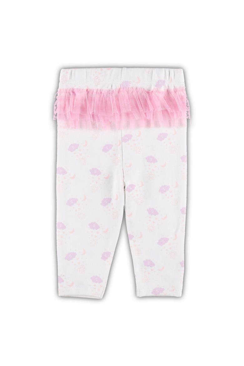 Newborn & Infant White/Pink Boston Red Sox Spreading Love Bodysuit & Tutu with Leggings Set, Alternate, color, White