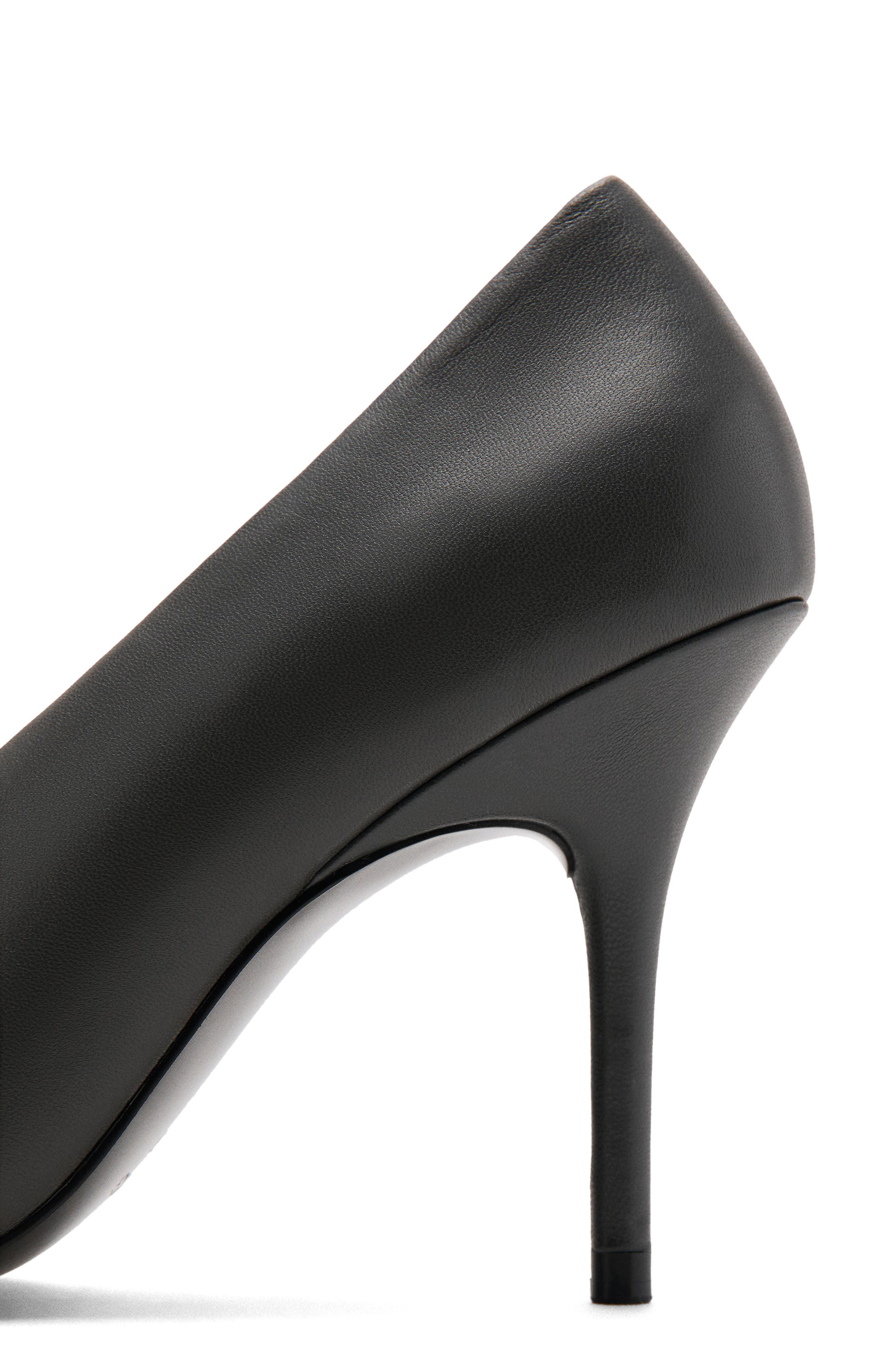 MANGO Round Toe Pump, Alternate, color, Dark Grey