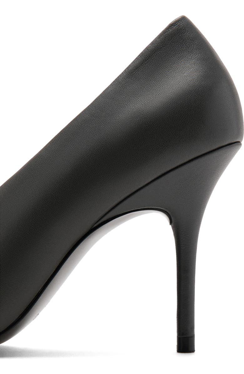 MANGO Round Toe Pump, Alternate, color, Dark Grey