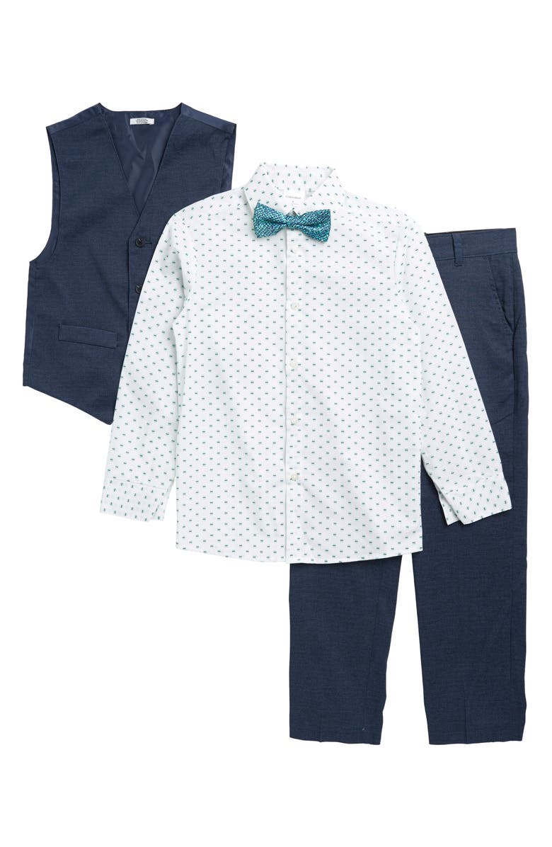 Calvin Klein Kids' Print 4-Piece Vest Set, Main, color,