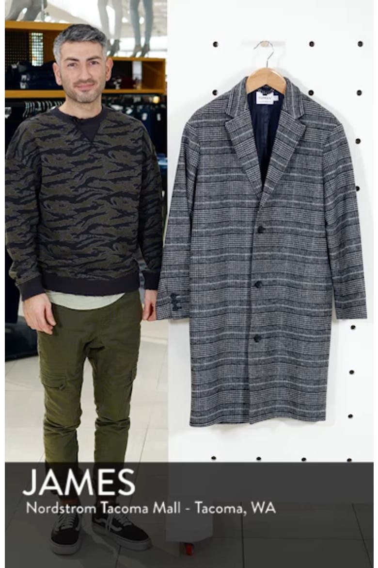 Hayden Check Print Overcoat video