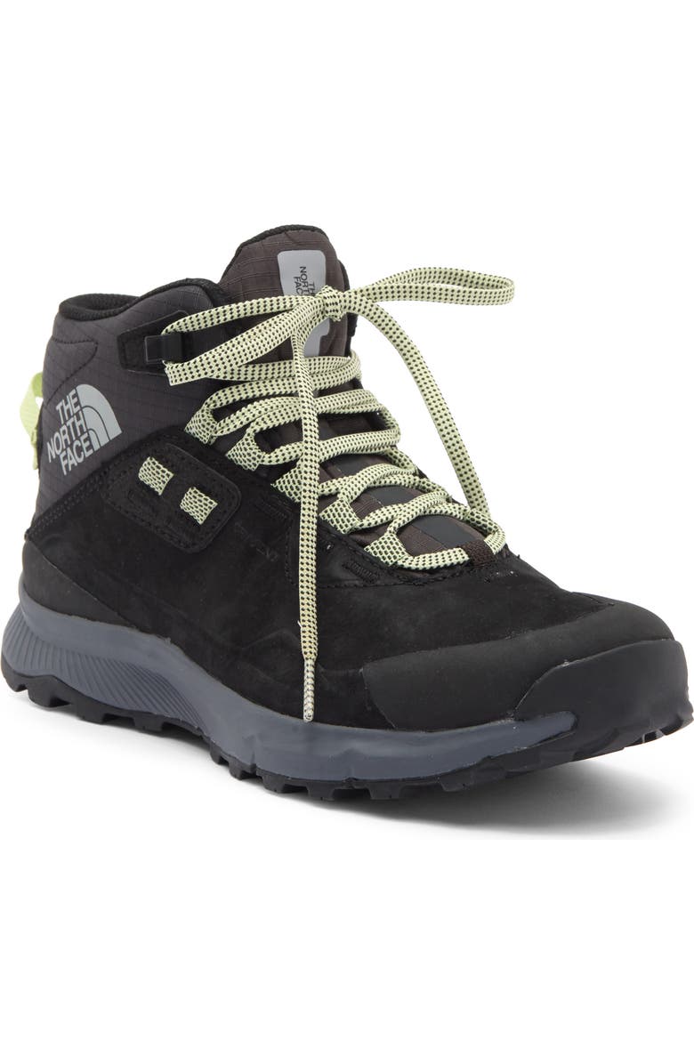 The North Face Cragstone Leather Waterproof Mid Hiking Boot, Main, color,